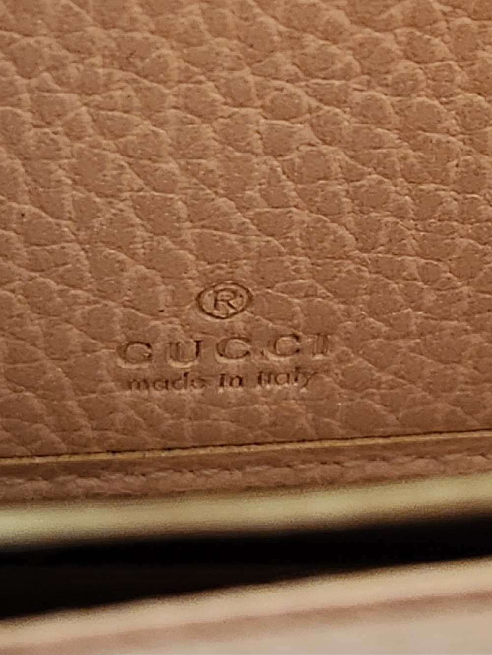 Gucci Marmont Bow Black Leather Zipper Around Wallet - Picture 7 of 9
